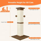 Cat Scratching Post 33 Inch Nature Sisal Cat Scratch Post - Image 2