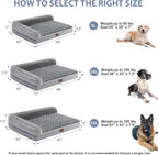 BFPETHOME Orthopedic Dog Bed for Extra Large Dogs-Big Waterproof Sofa Dog Bed - Image 4