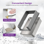 【No Sifting】 Tiuubt XXXL Stainless Steel Litter Box - Image 7