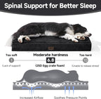OhGeni Orthopedic Waterproof Top Surface & Machine Washable Dog Bed - Image 3