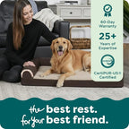 FurHaven Orthopedic Dog Bed for Large Dogs, L-Shaped Chaise Mattress - Image 9