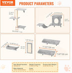 VEVOR Wall Mounted Cat Shelves, Perches - Image 7