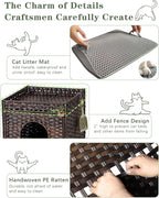 Cat Litter Box Enclosure Furniture, Hidden Litter Box - Image 3