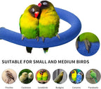 U Shape Parrot Perch Stand Toy Bird Platform Sand Paw Grinding Clean Stick - Image 4