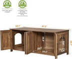 Homhedy Cat Litter Box Enclosure - Image 5