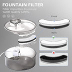Cat Water Fountain Filter Pet Drinking Fountain Filter, Compatible - Image 2