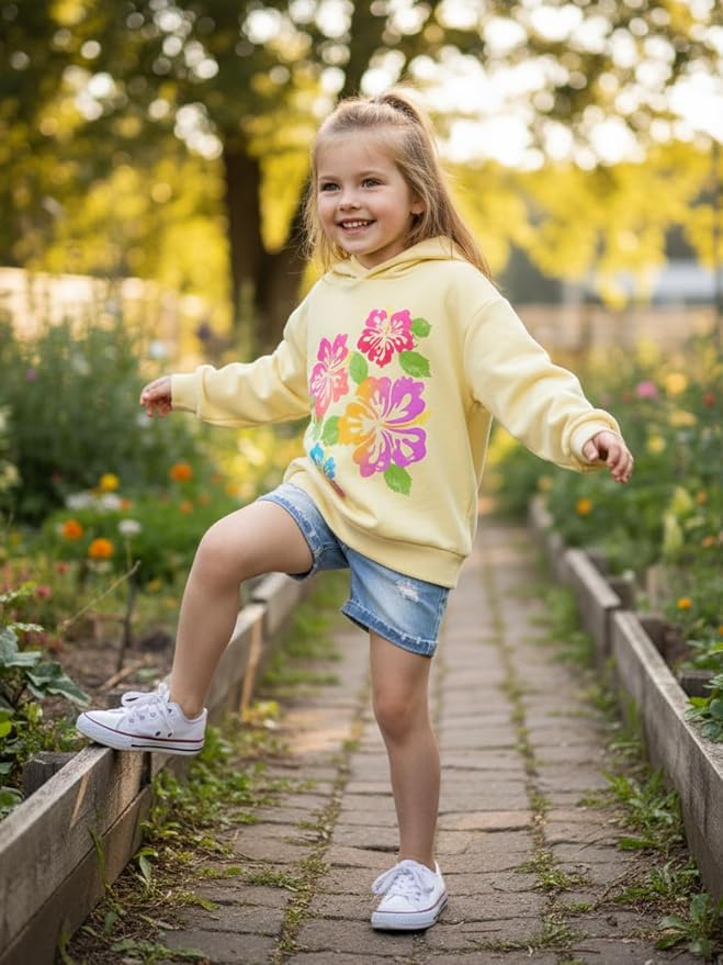 WELAKEN Sweatshirts for Girls Toddler & Kids II Little Girl's Pullover Tops - Image 2