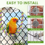 8PCS Natural Wood Bird Perches, Parrot Perch Stand & Chewing Toy - Image 5