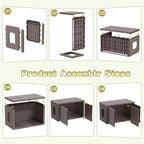 Cat Litter Box Enclosure, Hidden Enclosed Litter Box Furniture - Image 6
