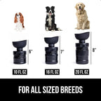 GORILLA GRIP Dog Water Bottle, Portable Water Bowl Dispenser - Image 6