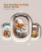 Dog Water Fountain for Large Dogs: 7L/236oz/1.8G Dog Fountain Stainless Steel - Image 8