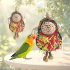 Parakeet Toys, Natural Sola Balls and Shredding Hanging Chewing Toy, Bird Toys - Image 8