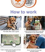ESA Dog Tag, QR Code Dog Tag, Modifiable Free Pet Online Profile, Scannable QR - Image 5