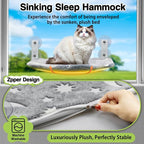 Cat Window Perch, Cordless Foldable Pet Hammock Bed Glow in The Dark, Glowing - Image 5