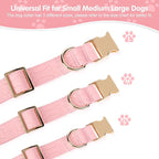 TDTOK Stylish Leather Dog Collar, Comfortable Soft PU Leather Dog Collars - Image 2