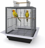Garvee Small Bird Cage with Playground Stand, 20 Inch High Travel Bird Cage by Garvee