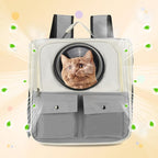 Pet Backpack Carrier, Portable and Ventilated, Oxford Cloth, Dogs Cats and - Image 6