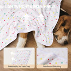 LINENLUX 1 Pack 3 Blankets Super Soft Fluffy Premium Fleece Dog Blankets - Image 2