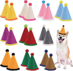 20 Pcs Dog Birthday Hat Set for Small Medium Dogs Cat Puppies, Mini Party Hat by Cellcacn