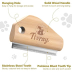 Dog Brush for Shedding, Deshedding Brush for Dogs, Pet Hair Removal Tool - Image 5