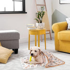 Dono 1 Pack 3 Dog Blankets for Small Dogs, Soft Fluffy Paw Print Pattern Fleece - Image 7