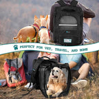 PetAmi Dog Cat Backpack Carrier, Expandable Pet Carrier Backpack - Image 7