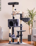 Hey-brother Cat Tree with Large Hammock, Cat Condo with Sisal-Covered - Image 2