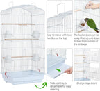 Yaheetech 41'' Open Top Medium Size Quaker Parrot Bird Cage Cockatiel Indian - Image 6