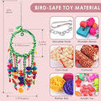 KATUMO Bird Toys, Parakeet Swing Parrot Perch Cockatiel Shredding Toys Conure - Image 2