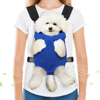 Pet Carrier Backpack, Hands-Free Adjustable Dog Front Carrier Legs Out & by Hpetppy