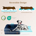 EHEYCIGA Orthopedic Dog Beds for Extra Large Dogs, Waterproof Memory Foam XL - Image 2