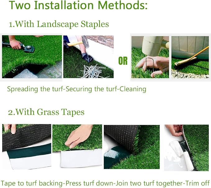 Petgrow Synthetic Artificial Grass Turf 4FTX38FT - Image 4