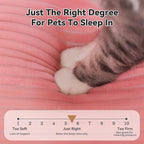 Cat Dog Bed for Pets, Rectangle Pet Bed Gift for Puppy and Kitten, Machine - Image 4