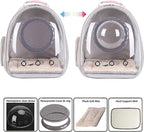 Cat Backpack Carrier, Space Capsule Astronaut Clear Bubble Front Extension to - Image 3