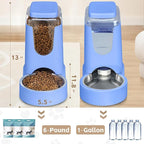 HWONMTE Portable Automatic Cat Feeder and Water Dispenser - Image 2