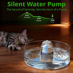 Glass Cat and Dog Water Fountain 90oz/2.7L, Compatible - Image 7