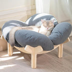 CHEERHOME PETS Elevated Cat Bed Wooden by CHEERPALS