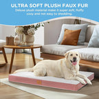 Orthopedic Dog Bed for Extra Large Dogs, Jumbo Waterproof Deluxe Plush Dog - Image 4
