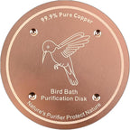 1 Pcs Copper Disc for Bird Bath | 99.99% Pure Copper Plate & Birdbath Disk | by Unknown