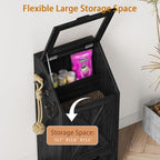 Dog Feeding Station with Storage Cabinet and 2 Elevated Dog Bowls, Hidden Pet - Image 7