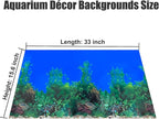 Fish Backgrounds Paper Double Sides Undersea Aquarium Background Poster - Image 5