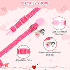 SCENEREAL Valentine's Day Cat Bandana Collars - Image 2