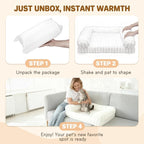 Cat Bed, Cat Beds for Indoor Cats, Winter Self Warming Pet Sofa Bed, Washable - Image 5