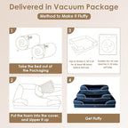 EHEYCIGA Orthopedic Dog Beds for Extra Large Dogs, Waterproof Memory Foam XL - Image 6