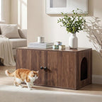 HOOBRO Cat Litter Box Enclosure, Hidden Litter Box Furniture - Image 2