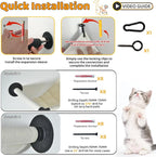 Wall Corner Cat Hammock Wall Mounted, 14.96 x 14.96 inch Wall Mounted Shelves - Image 6