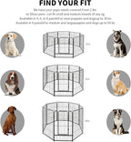 Dog Playpen, 32/40/45 Inch Height in Heavy Duty, Folding Indoor Outdoor - Image 3
