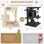 SHA CERLIN 65in Larger Cat Tree Tower Condo - Image 6