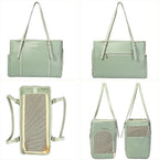 Fashion Dog Purse Pet Carrier Leather Bag - Image 3