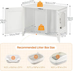 HOOBRO Litter Box Enclosure, Cat Litter Box Furniture - Image 5